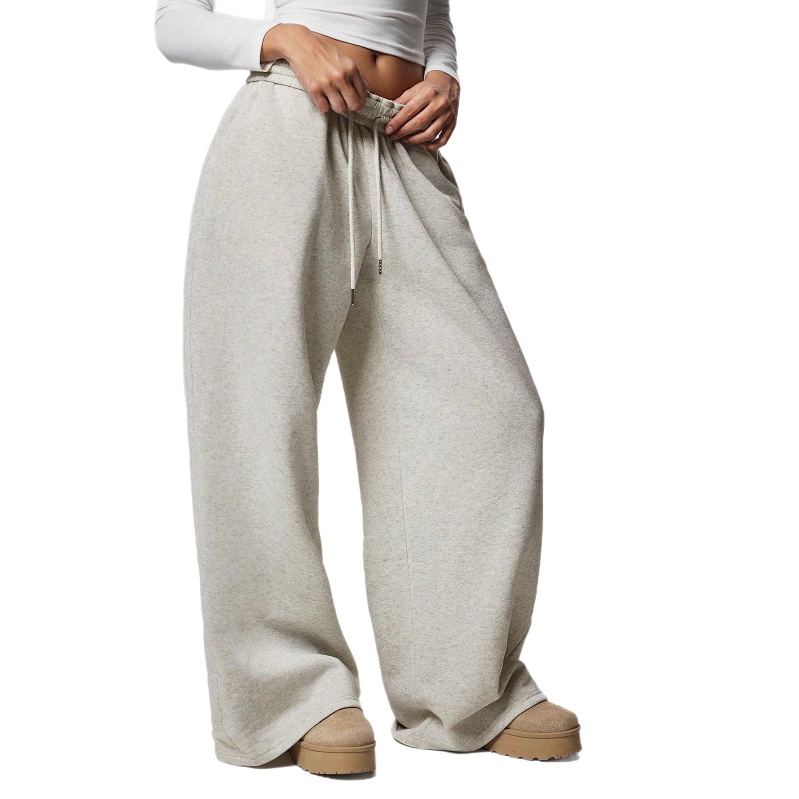 Loose Wide-Leg Pants