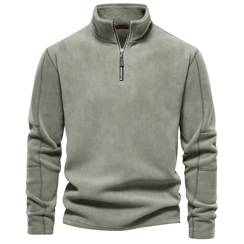 Men's Half-Zip Long-Sleeved Sweat