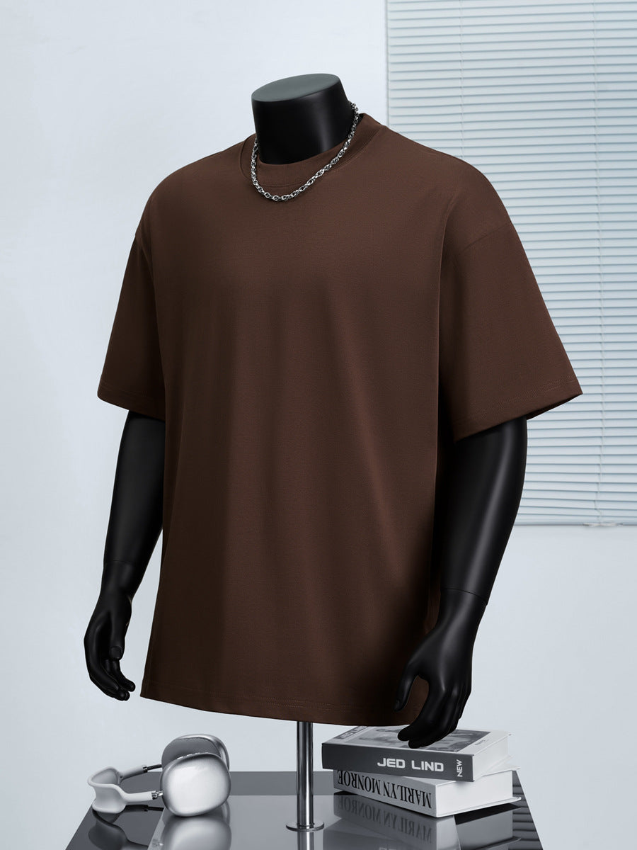 Cotton Round Neck Short-Sleeved T-Shirt