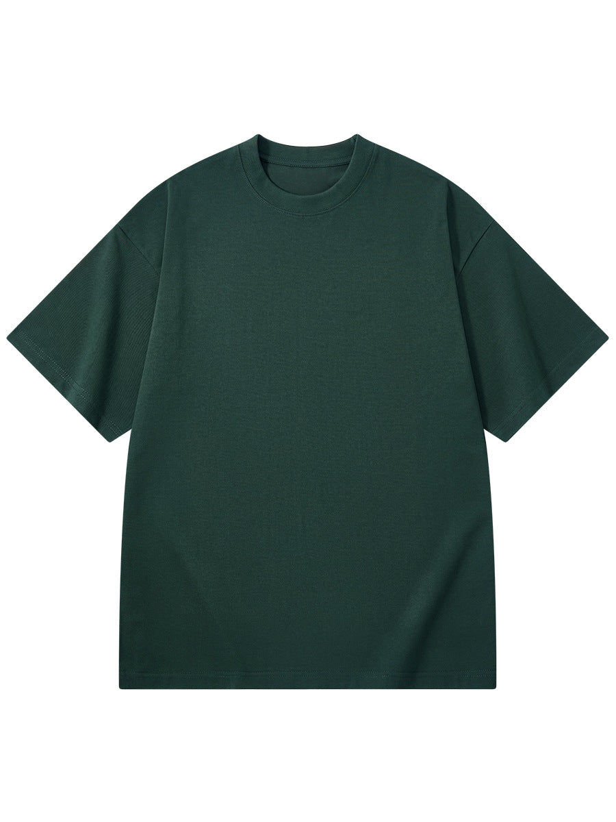 Cotton Round Neck Short-Sleeved T-Shirt