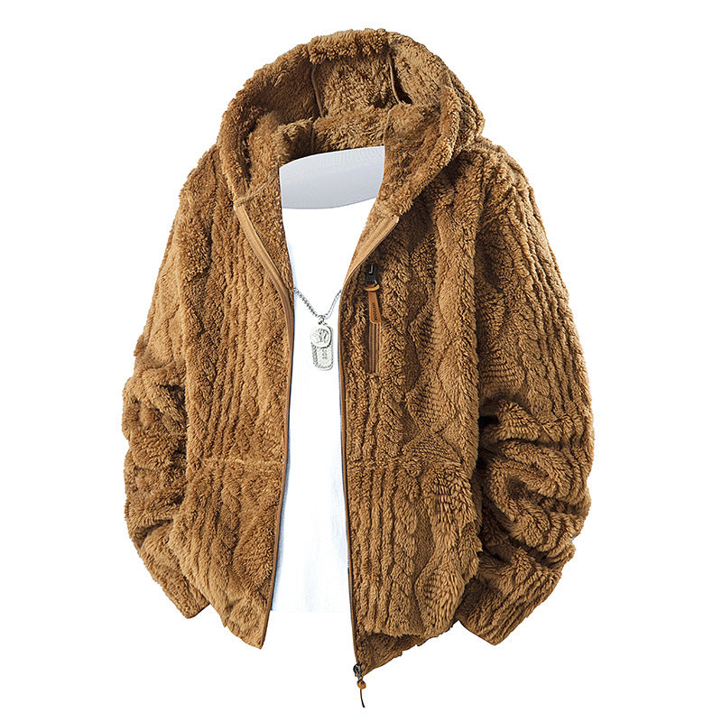 Exclusive Winter New Hooded Zipper Jacket