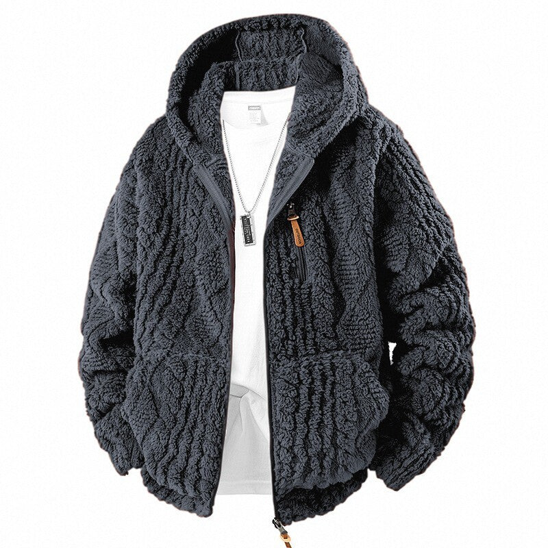 Exclusive Winter New Hooded Zipper Jacket