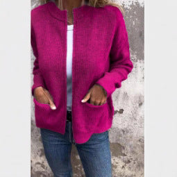 Popular Fashion Casual Stand Collar Zipper Jacket