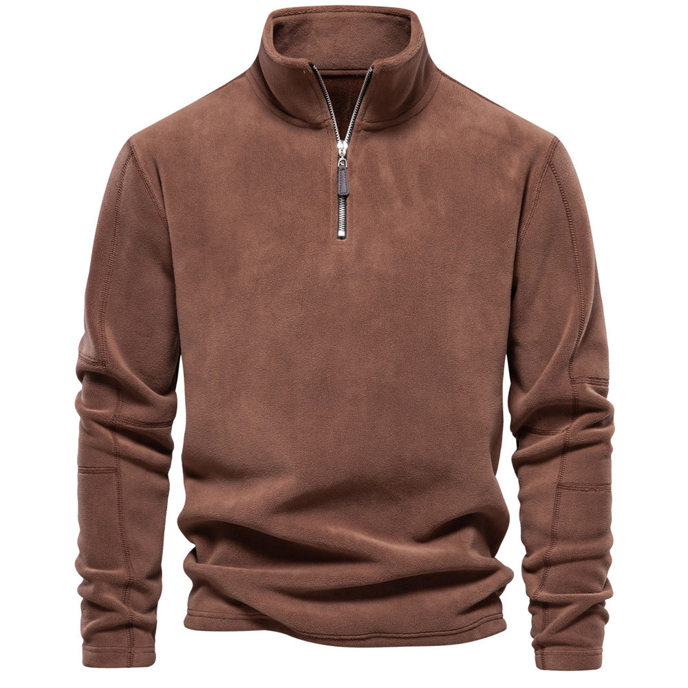 Men's Half-Zip Long-Sleeved Sweat