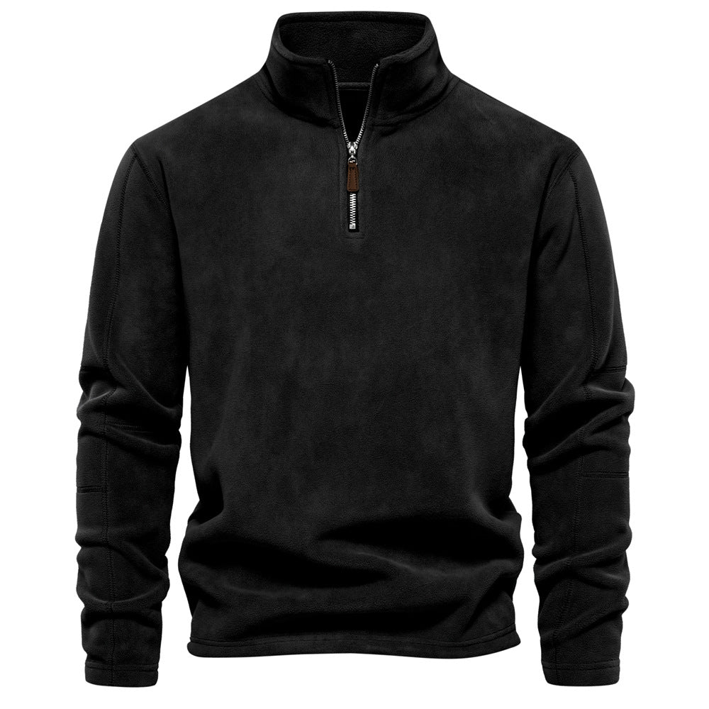 Men's Half-Zip Long-Sleeved Sweat
