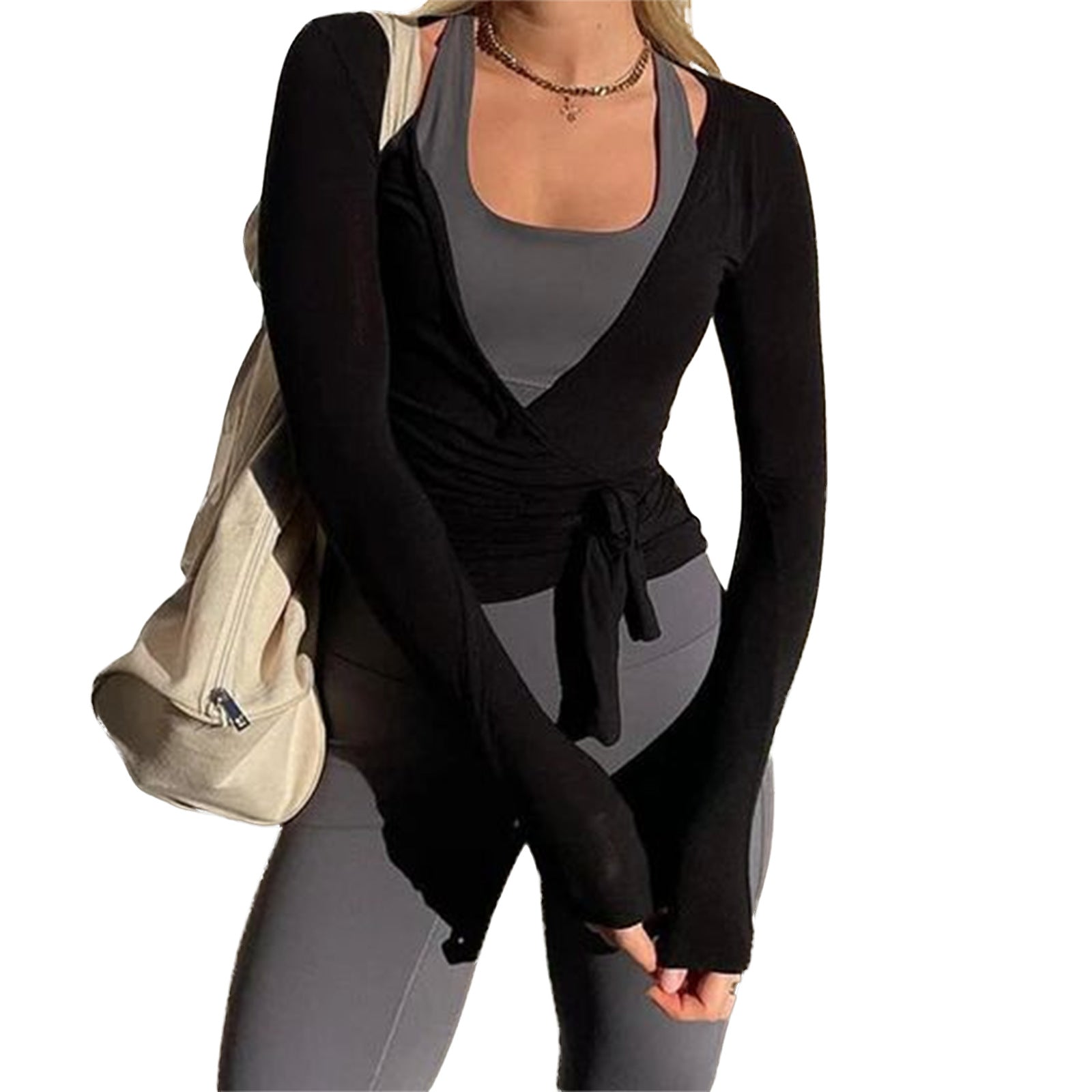 Long Sleeve Sports Comfortable Breathable Blouse