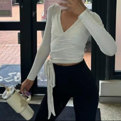 Long Sleeve Sports Comfortable Breathable Blouse