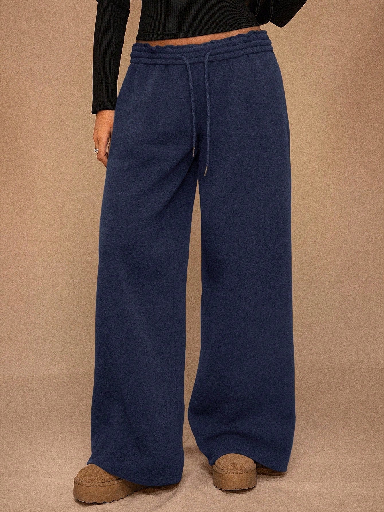 Loose Wide-Leg Pants