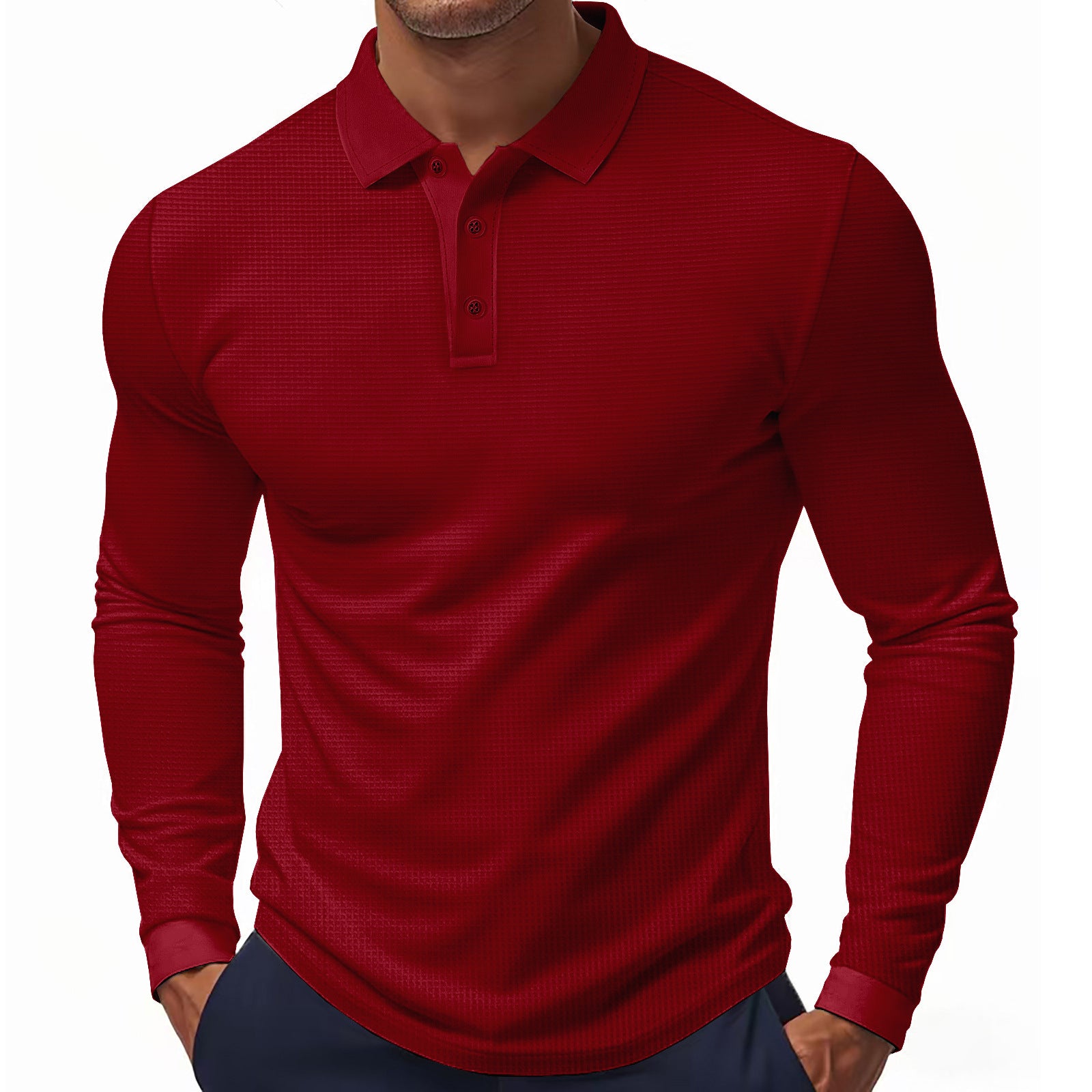 Long-Sleeved Polo Golf