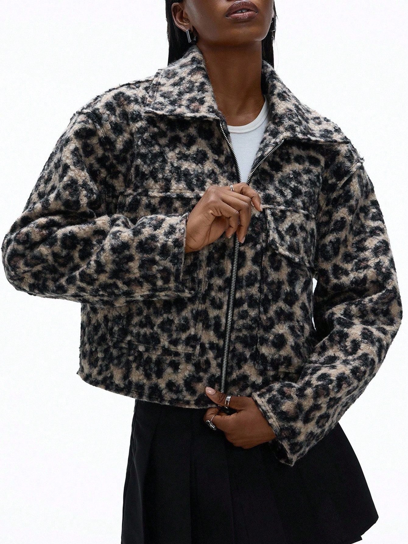 street fashion soft tweed short jacket